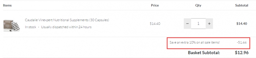 限时高返！额外9折！CAUDALIE 欧缇丽 葡萄籽胶囊 30粒装