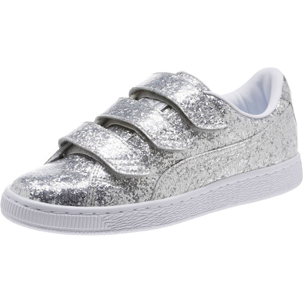 【55海淘节】Puma 彪马 Basket Strap Glitter 女士运动鞋