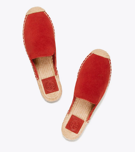 Tory Burch 汤丽柏琦 MAX ESPADRILLE 渔夫草编拖鞋 3色选