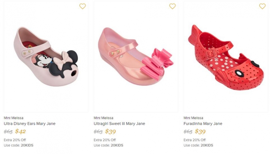 Gilt：精选 Mini Melissa 可爱果冻童鞋