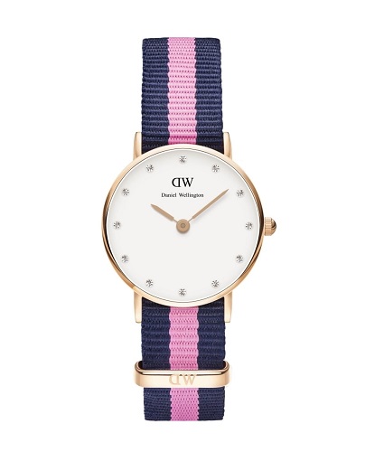 【55海淘节】Daniel Wellington 水晶石英女士时装腕表 0905DW-0906DW