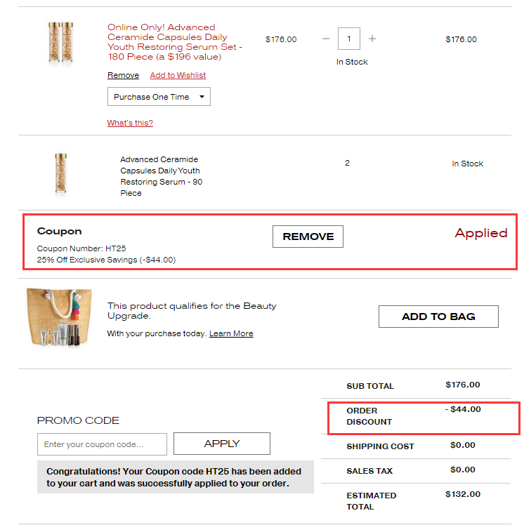 【55专享】Elizabeth Arden 经典时光胶囊 180粒装 价值6