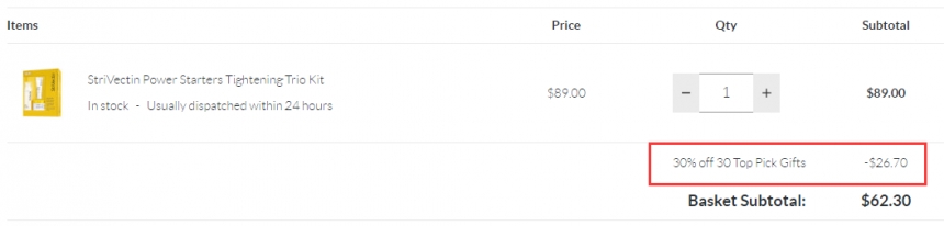 7折！STRIVECTIN 细纹杀手 抗老紧致套装