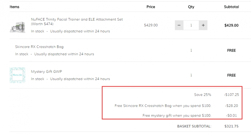 限时高返+7.5折！NUFACE TRINITY 微电流美容仪+眼部专用准换头