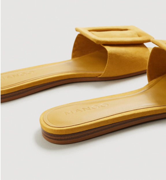 【平价版 BOYY 拖鞋】Mango Buckle flat sandals 方扣拖鞋