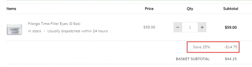 补货！7.5折！FILORGA 菲洛嘉 时光逆龄眼霜 15ml