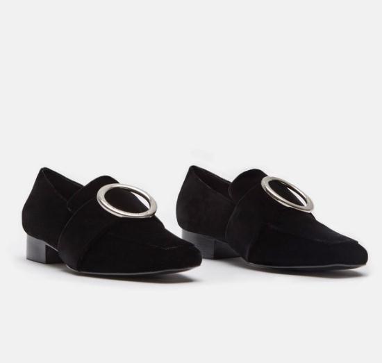 Dorateymur Harput Velvet Loafer 女款黑色天鹅绒乐福鞋