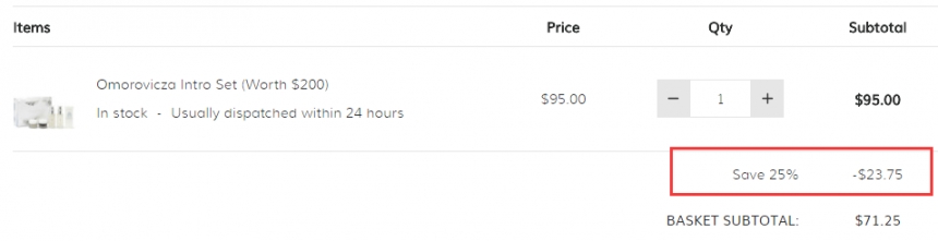 OMOROVICZA 皇后水明星入门款基础套装