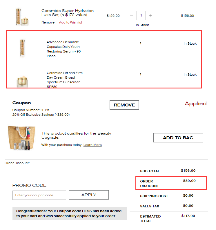 【55专享】Elizabeth Arden 雅顿 金胶精华90粒+金致日霜50ml