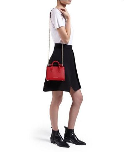 The Strathberry Nano Tote - Ruby 红色包包