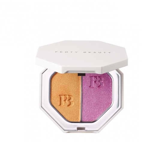 【新品~蕾哈娜视频同款】支持直邮中国香港！Fenty Beauty 双色高光腮红盘 Mimosa Sunrise/Sangria Sunset