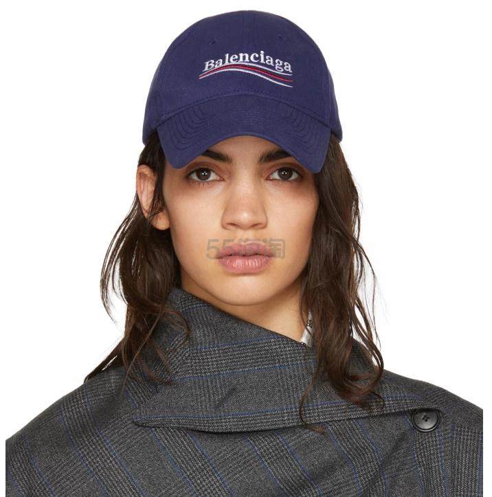 Balenciaga Blue Campaign Logo Cap 巴黎世家蓝色棒球帽