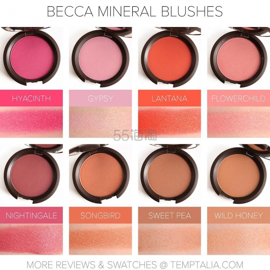 Becca 矿物腮红粉饼 6g 小飞碟腮红 色号齐全