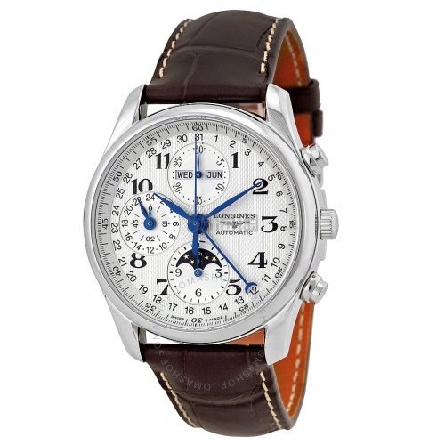 Longines 浪琴 Master 名匠系列 L2.673.4.78.3 男士三眼计时腕表