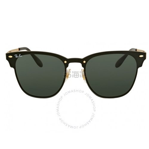 Ray Ban 雷朋 Blaze Clubmaster 系列 墨绿色金属镜框时尚太阳镜 RB3576N 043/71 47