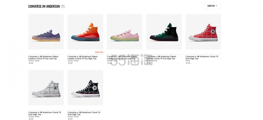 Nike：精选  Converse x JW Anderson 合作全新 Chuck 70 系列