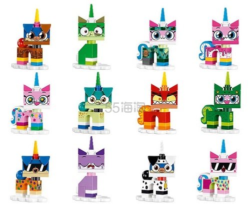 史上*嗨公主登场！Lego 乐高 41775 Unikitty 独角猫人偶包 60袋