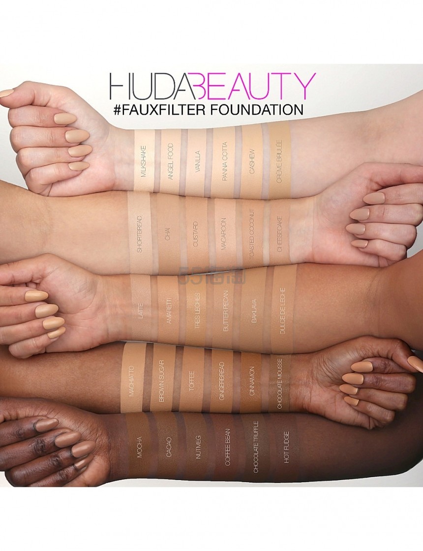 【内附测评图】HUDA BEAUTY #FauxFilter 高遮瑕粉底液 35ml