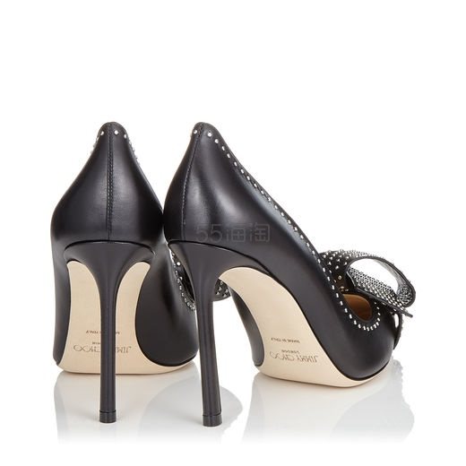 【孙艺珍同款】Jimmy Choo 黑*结铆钉装饰高跟鞋