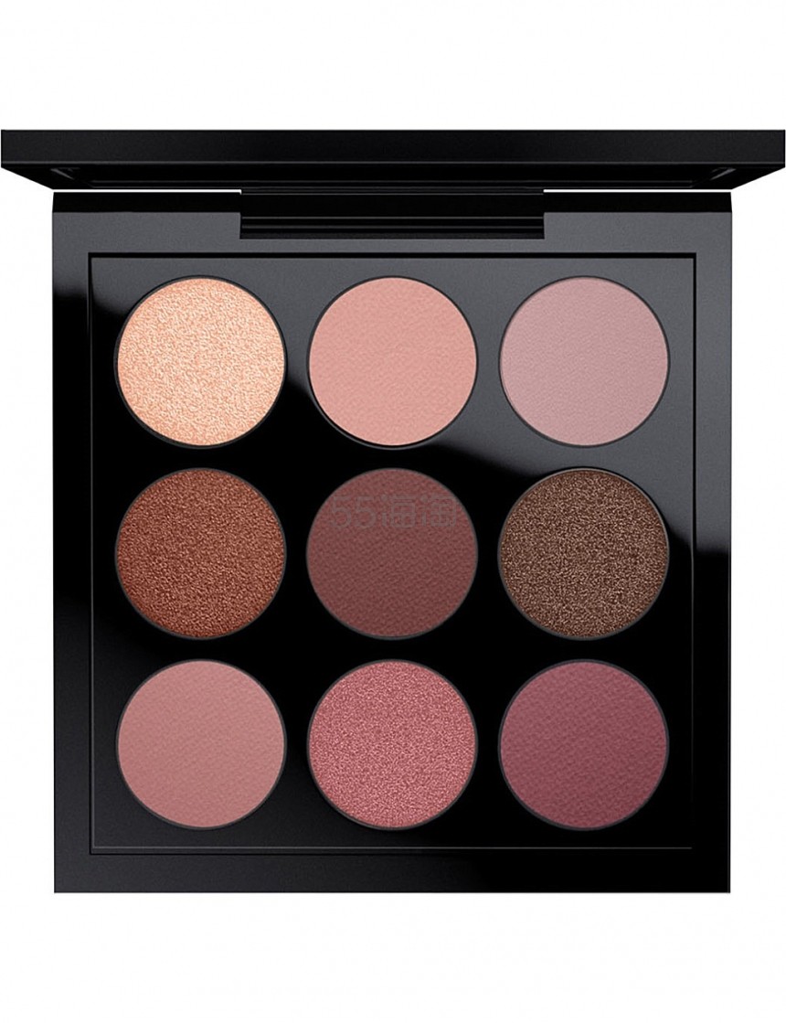 mac 经典九色眼影盘 酒红色系 #burgandy times nine