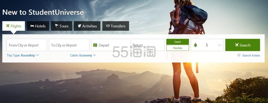 StudentUniverse：全场美国、加拿大至亚洲航班