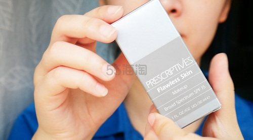 【5姐晒单】Prescriptives 无瑕粉底液+明星水散粉 开箱测评！