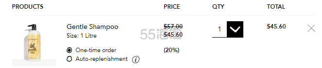 8折！Bumble and Bumble 温和洗发水 1L 家庭装