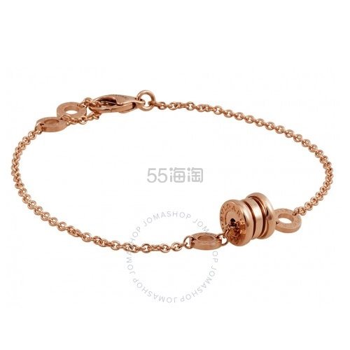 Bvlgari 宝格丽 B.Zero1 迷宫系列 18K玫瑰金奢华手链 350684
