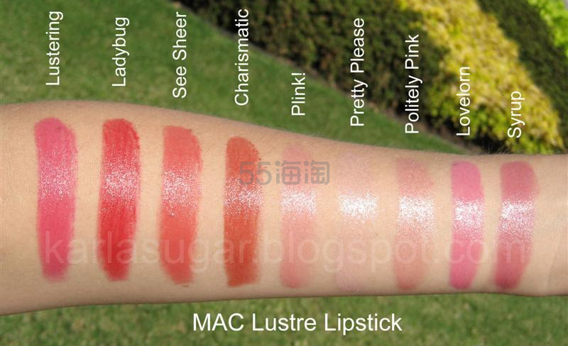 【附试色】收经典色号！MAC 魅可 水漾润泽唇膏 LUSTRE系列