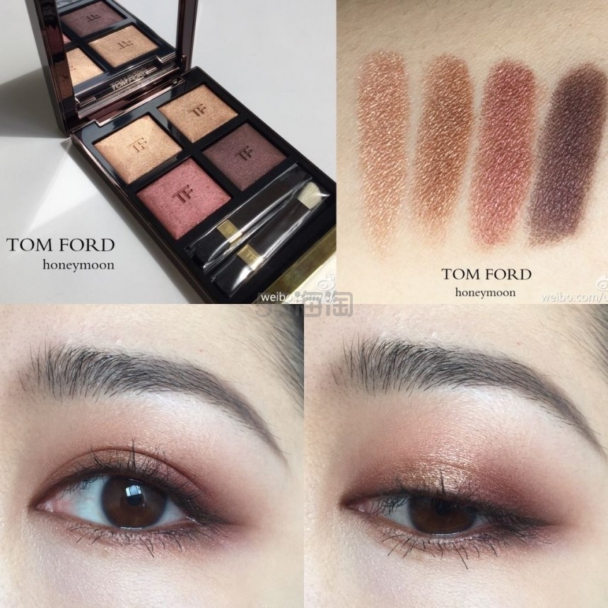 Tom Ford 经典四色眼影 #Honey* 蜜月盘