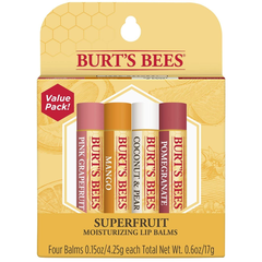 【美亚自营】Burt's Bees 小蜜蜂 天然保湿唇膏4支装 混合水果味