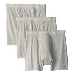 【美亚直邮】Calvin Klein 卡尔文·克莱恩 男士纯棉四角内裤3件装