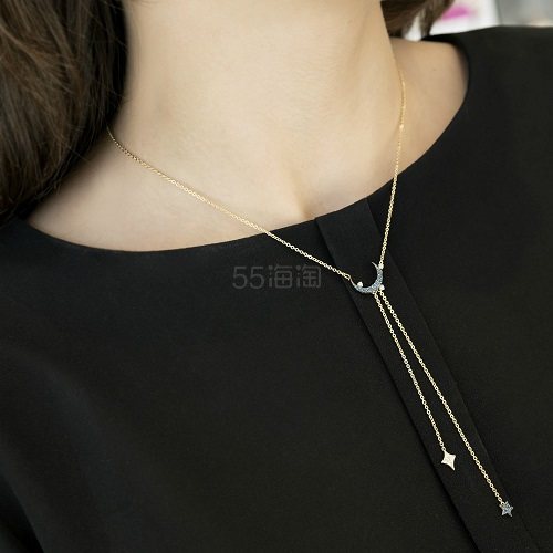 2018新款！Swarovski 施华洛世奇 Y字形星月神话项链 5412630