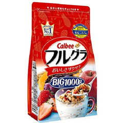 【日本亚马逊】Calbee Frugra 卡乐比 富果乐水果麦片 1000g