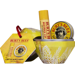 【中亚Prime会员】Burt's Bees 小蜜蜂 蜜蜡保湿滋润礼盒套装 润唇膏4.25g+润手霜8.5g