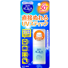 新品！【日本亚马逊】乐敦 SKIN AQUA UV*膏/*棒 SPF50+ 10g