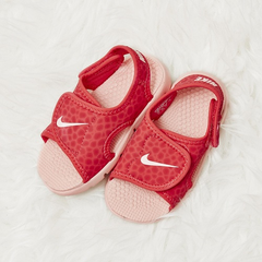 超可爱！Nike 耐克 Sunray Td 珊瑚粉红色宝宝搭扣凉鞋