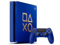 限量发售！Sony 索尼 PlayStation 4 Slim 限量纪念版蓝色游戏机