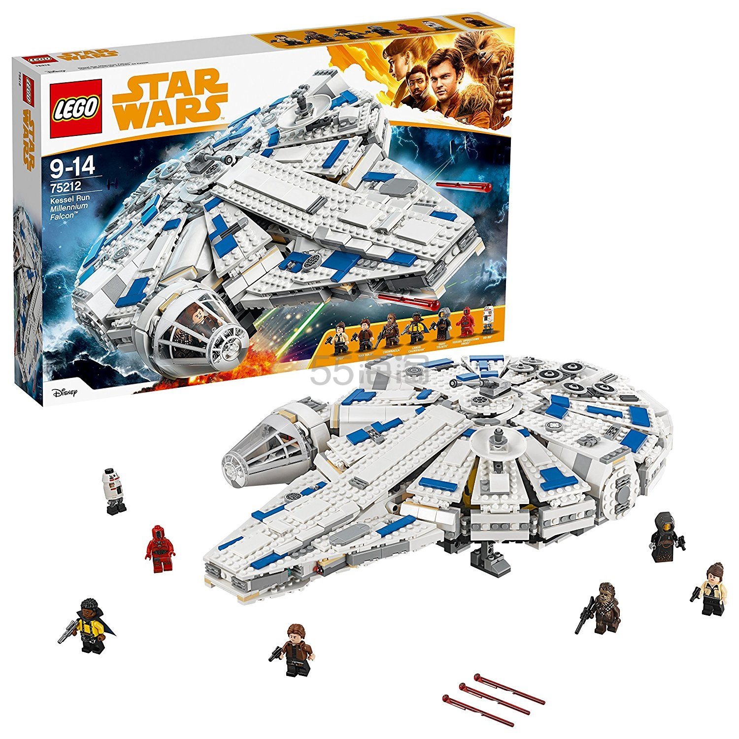 LEGO 乐高 STAR WARS 星球大战 75212 神速千年隼