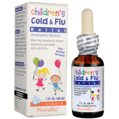 【满减$15】NatraBio 缓解儿童感冒和流感滴剂 30ml