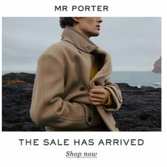 Mr. Porter UK：精选 Nike、Saint Laurent、Common Projects 等品牌男士服饰鞋包