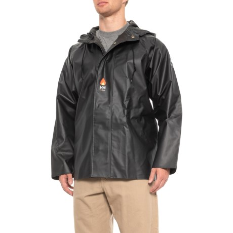 码全！白菜价！Helly Hansen 海丽汉森 Fox Creek Flame Resistant PVC 男款防火夹克