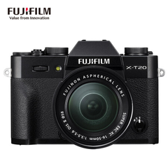FUJIFILM 富士微单 X-T20 XC16-50II 微单照相机 黑色 2430万像素 XT20 4K