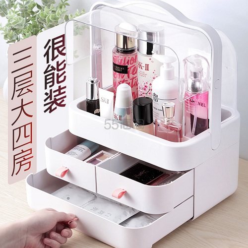 【天猫/抖音同款/5姐自用*】物生物网红化妆品收纳盒