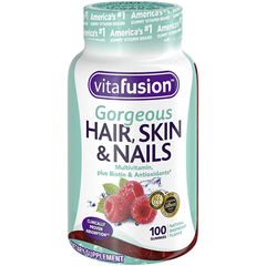 【美亚自营】Vitafusion 天然头发指甲皮肤胶原蛋白复合维生素软糖 100粒