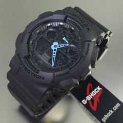 【55专享】降价！Casio 卡西欧 G Shock 系列 黑灰色男士运动腕表 GA100C-8ACR