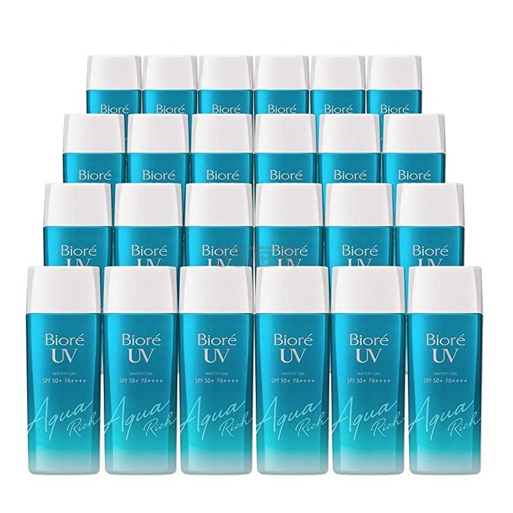 【中亚Prime会员】Biore 碧柔 19年新款超水感*啫喱 SPF50+ 90ml*24瓶