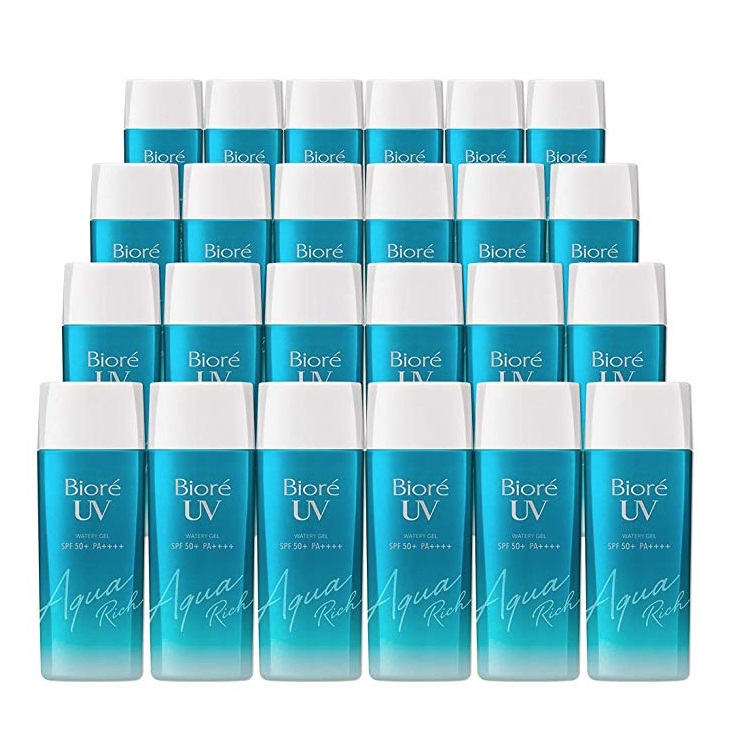 【中亚Prime会员】Biore 碧柔 19年新款超水感*啫喱 SPF50+ 90ml*24瓶