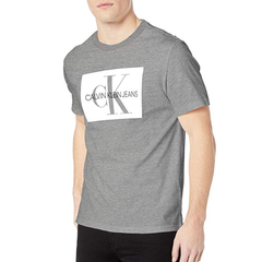 【美亚自营】Calvin Klein Monogram Logo 男士*纯棉圆领T恤
