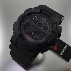 【55专享】降价！Casio 卡西欧 G-Shock 系列 全黑抗震男士运动腕表 GD120MB-1